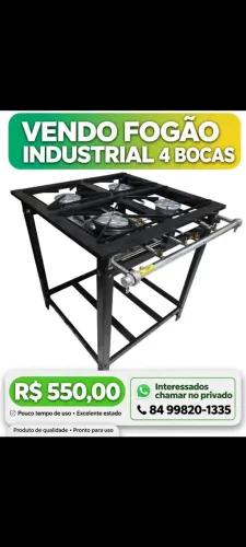 Fogão industrial 4 bocas