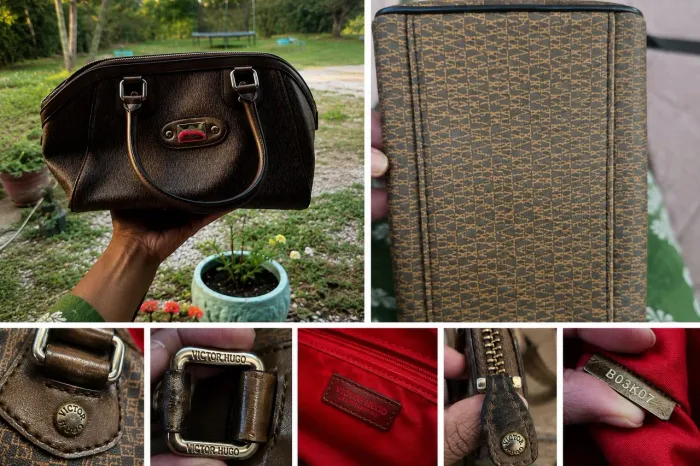 Bolsa Victor Hugo Original Vintage Monograma VH - Série B03K07