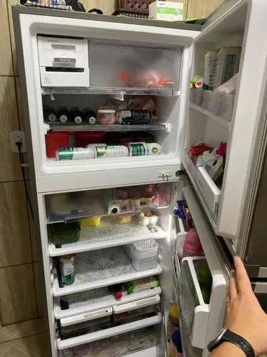 Geladeira inox