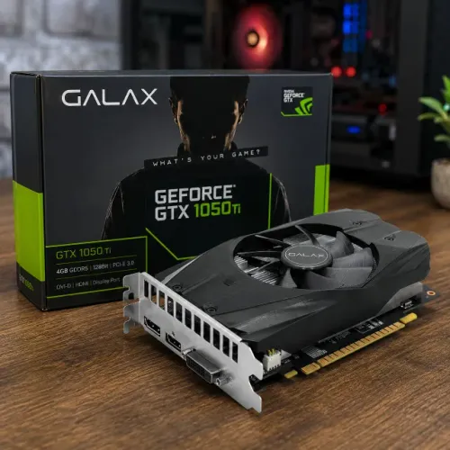 Placa de Vídeo NVidia GTX 1050 TI 4GB Galax Seminova