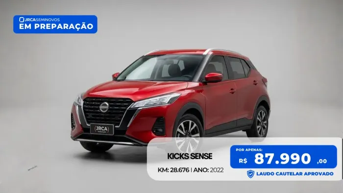 Nissan Kicks Sense 1.6 16V Flex AUT 2022