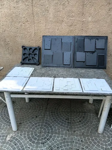 Formas 3d para placa de gesso