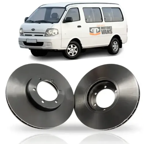 PAR ( 02 ) DISCO FREIO DIANTEIRO KIA BESTA GS 3.0 2005