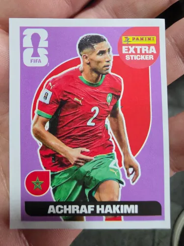 Vendo figurinha bordo Achraf Hakimi