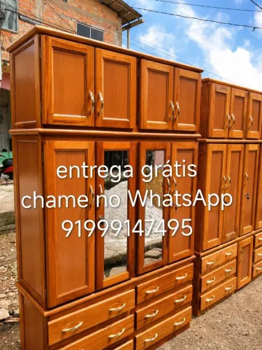 Roupeiro de casal espelhado novo entrega grátis Belém e Ananindeua 