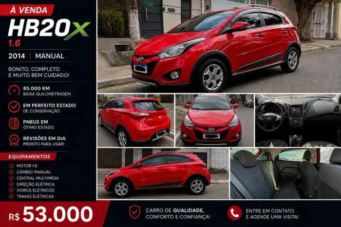 Hyundai HB20X Style 1.6 Flex 16V Mec. 2014