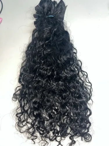 Cabelo humano cacho caipira
