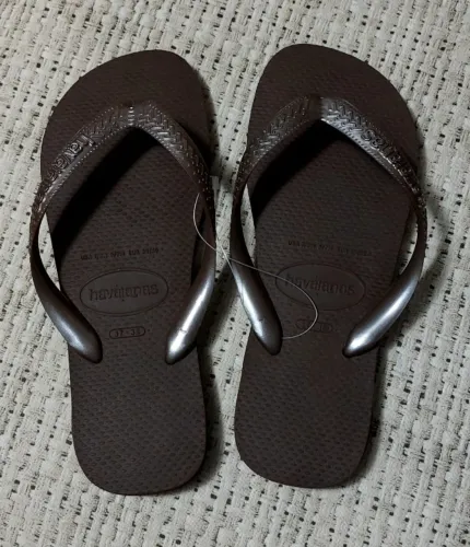 Havaianas Top na Cor Café - 37/38 - Nova