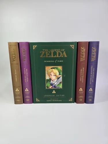 Mangá Zelda Perfect Edition Coleção Completa | Volumes 1 ao 5 | Inglês | Capa Dura