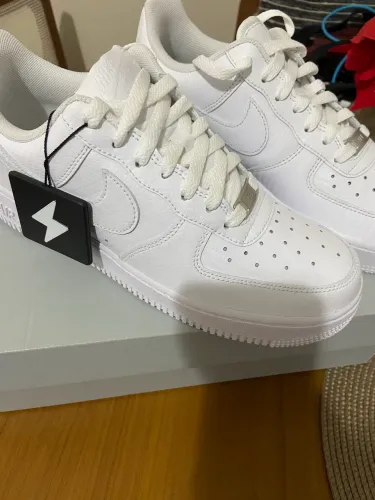  Nike Nike Air Force 1 Low White Carbon Fiber
