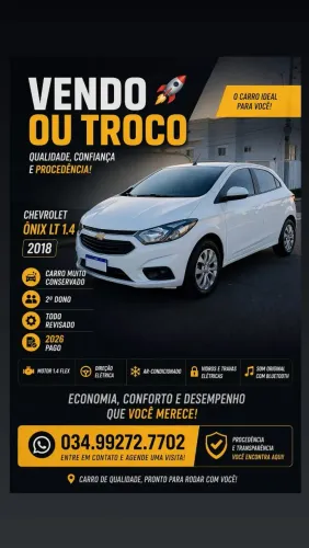 Chevrolet Onix Hatch LT 1.4 8V Flex Mec. 4P 2018
