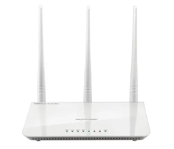 Roteador Wireless Multilaser 300Mbps C/3 Antenas RE163V
