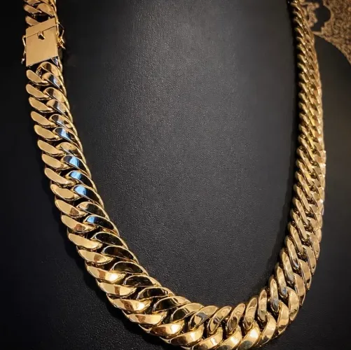 Corrente Grumet Duplo em Ouro 18k 750