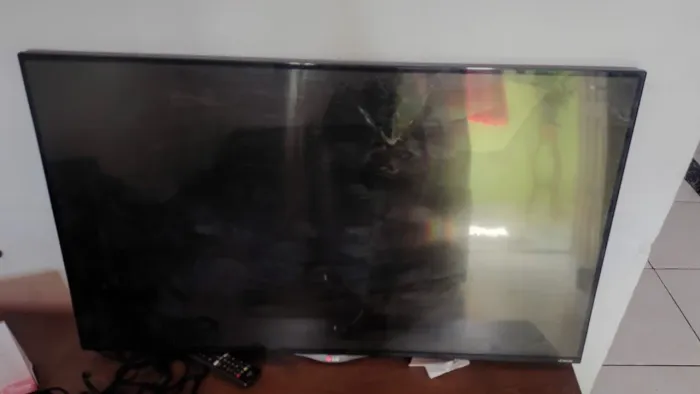 Tv tela quebrada