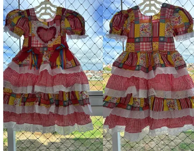 Vestido de São João Infantil