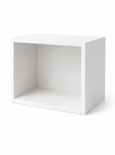 Nichos MDF Branco Novo Suspenso Decorativo Moderno 40x30cm Montado