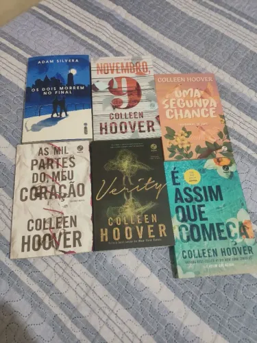 Livros collen hoover e Adam silvera