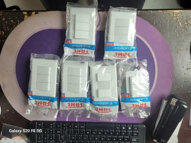 INTERRUPTOR FAME EVIDENCE - 3 TECLAS SIMPLES 16A/250V