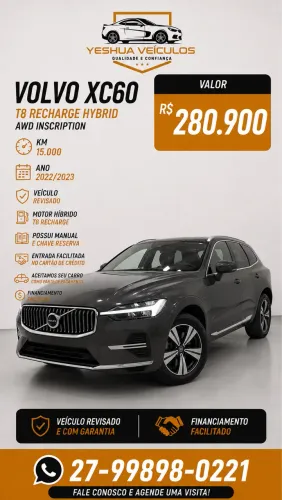 Volvo XC-60 T-8 Plus 2.0 AWD (híbrido) 2023