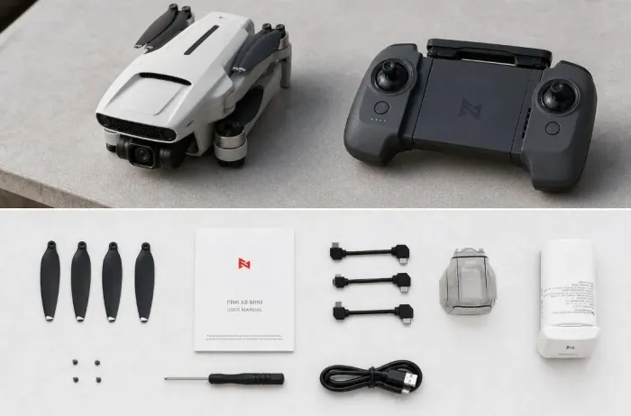 Drone Fimi X8 Mini e acessórios - Lacrado
