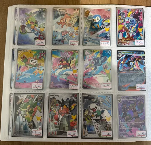 Kit de cartas Pokémon Tcg Originais NM