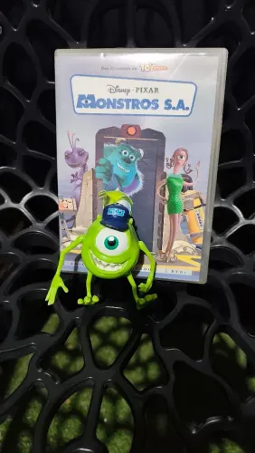 Boneco Mike Wazowski - Monstros S.A. + DVD de Brinde