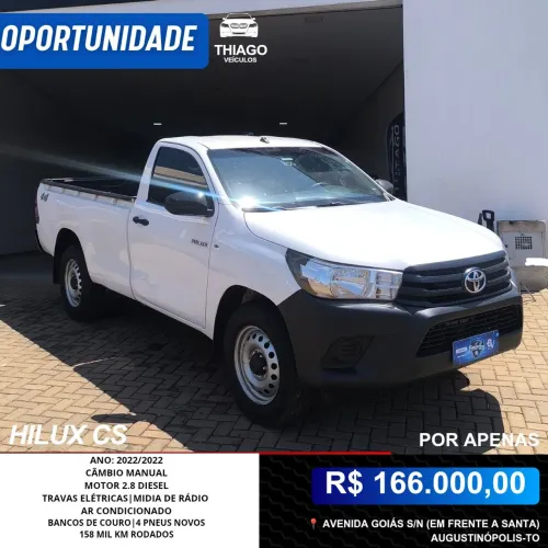 Toyota Hilux CS 4X4 2.8 TDI Diesel Mec. 2022