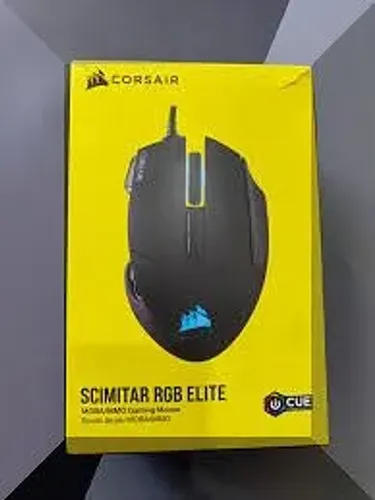 Mouse Corsair Scimitar RGB Elite - Desempenho Superior Lacrado