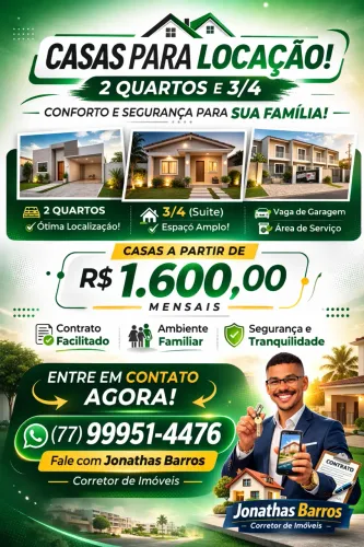 Casas para Locação 