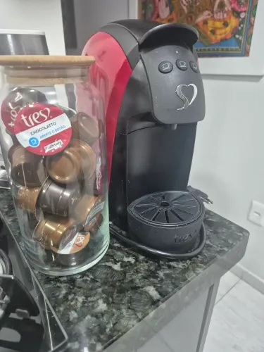 Cafeteira 3 corações