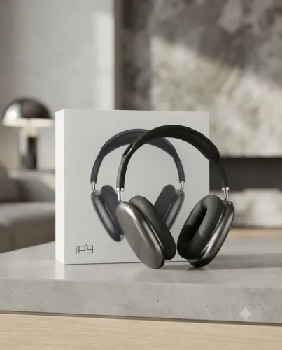 Fone de ouvido sem fio - headphone p9 preto - entrega grátis