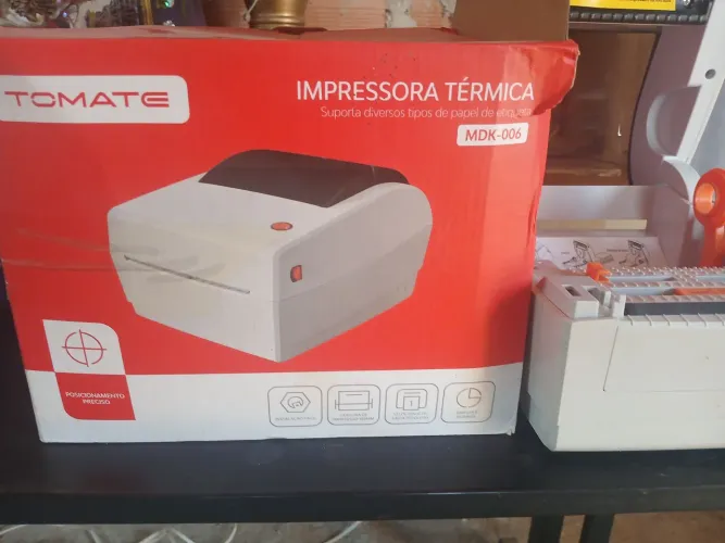 Impressora térmica tomate etiqueta 10x15 e comerce mdk 006