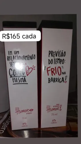 Humor próprio e meu primeiro Humor R$165 cada