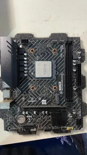 Placa mae a520m dx e processador rz54500 usado porem em bom estado