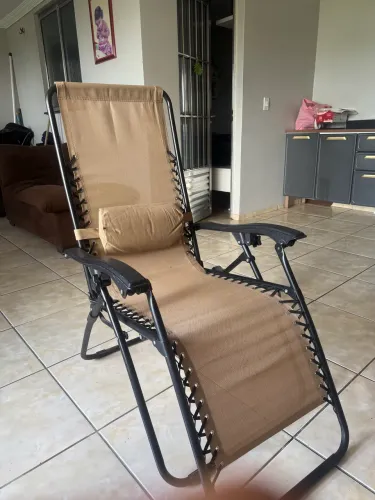 Cadeira Espreguiçadeira Reclinável Praia Pesca Camping Portátil Dobrável 21 Posições