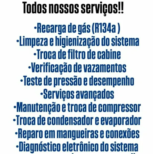 Trabalho com ar-condicionado automotivo 