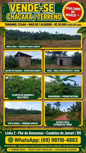 Chácara 30 mil reais 