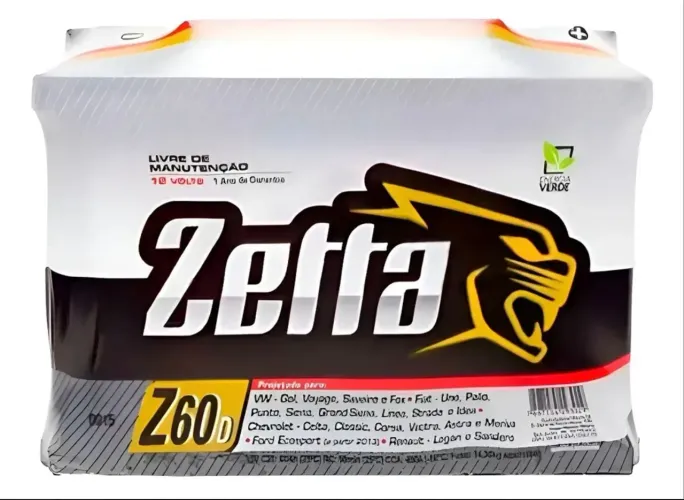 Promoção Bateria Zetta 60Ah