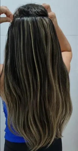 Cabelo Brasileiro iluminado 55cm