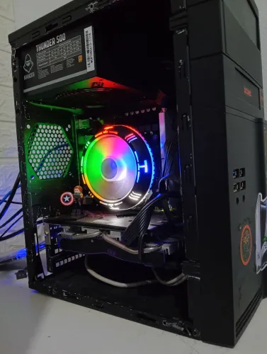 Pc gamer xeon e5 2650 v4,RX 580,16 GB,1 tera,124 SSD,fonte 500 W