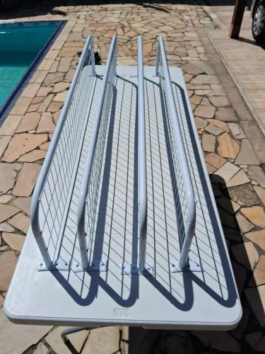 7 PRATELEIRAS METÁLICAS USADAS O CONJUNTO!