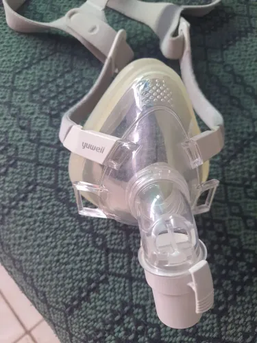 Máscara oronasal (Nariz e boca) para Cpap/Bipap da YUMELL Tamanho P