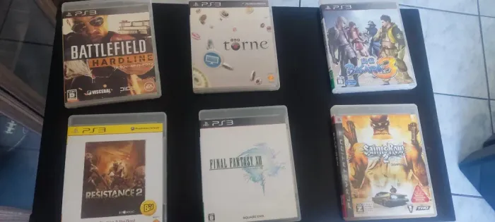 Pack Lote de Jogos de PS3 JP Basara Final Fantasy Saints Battlefield
