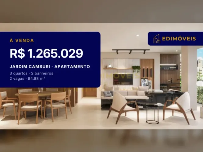 Jardim Camburi: Apartamento 3 quartos com suíte, conforto e lazer no RZ 25 Residencial Clu