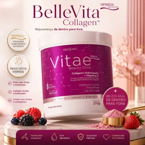 BelleVita Collagen? ? O ritual revolucionário que devolve sua juventude.