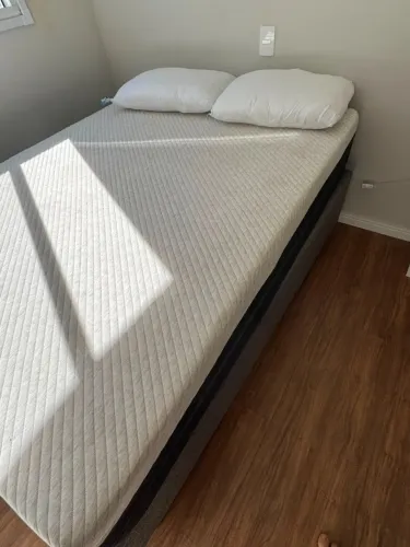Cama Box Casal + Colchao Inducol Quase Novo Bh
