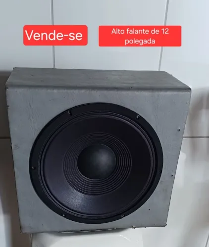 Caixa de som alto falante de 12