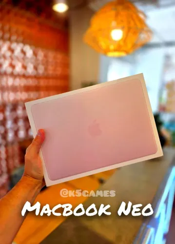 Macbook Neo 8GB 512GB Blush - Lacrado - ACHOU VEJA AGORA ABC SP