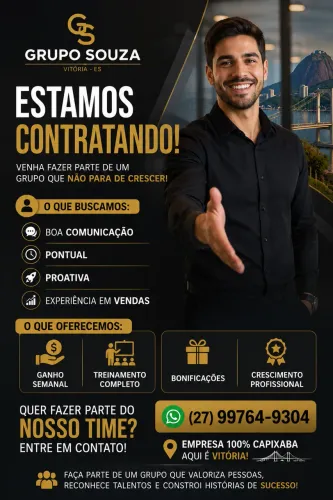 Contrata-se vendedor interno 