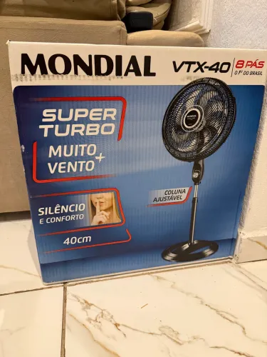 VENTILADOR MONDIAL COLUNA 8 PÁS TURBO